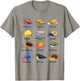 Snails of The World - Snail Species T-Shirt - T-Shirt | Sand