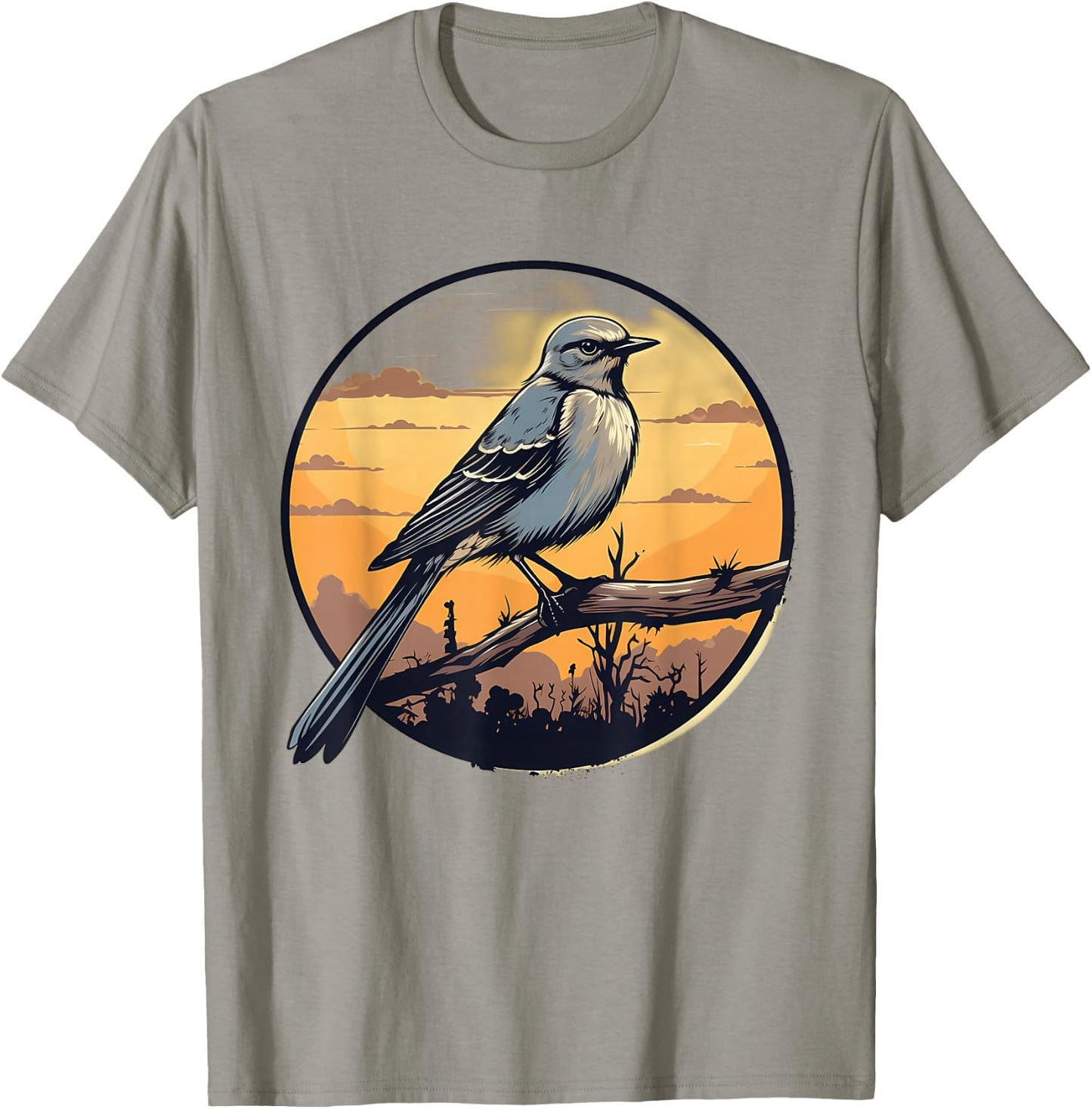 Retro Style Mockingbird T-Shirt - T-Shirt | Sand