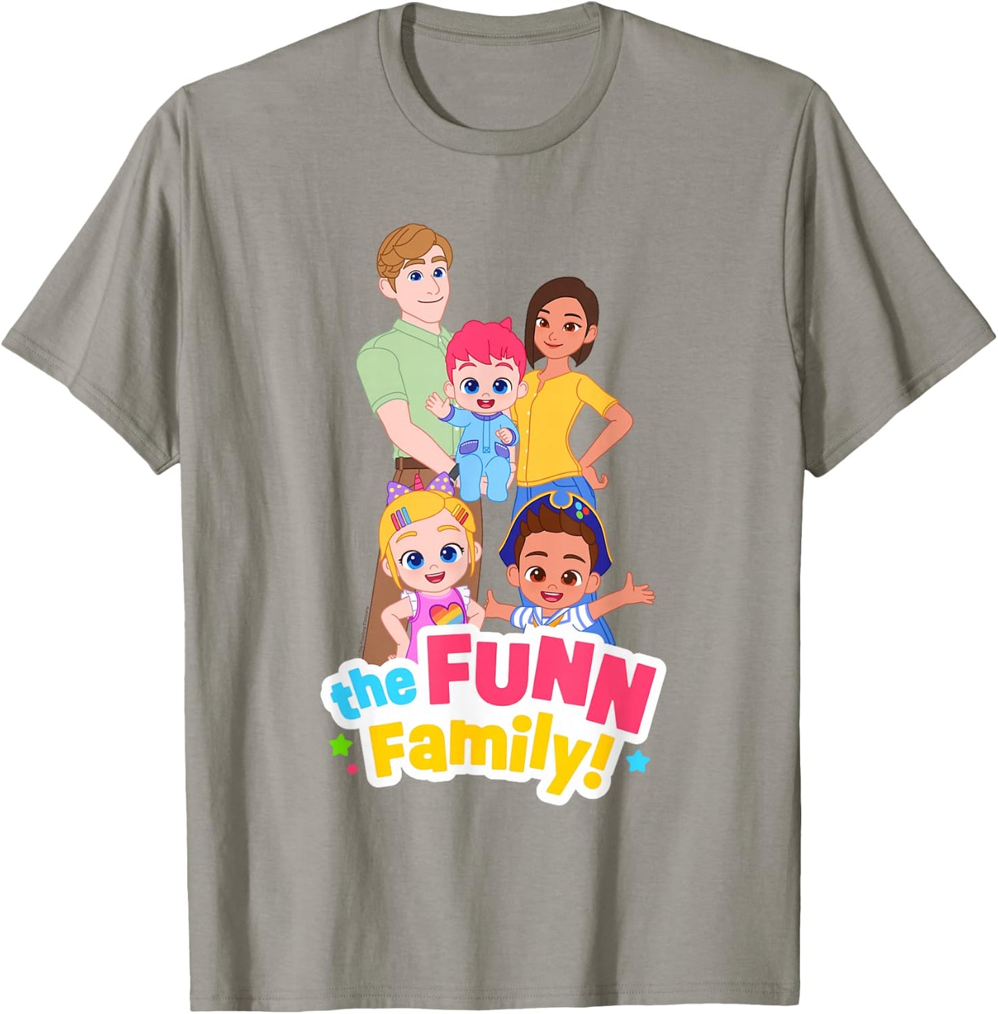 Bebefinn The Fun Family T-Shirt - T-Shirt | Sand