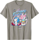 Sonic The Hedgehog Happy Easter Cute Sonic Amy Chest Logo T-Shirt - T-Shirt | Sand