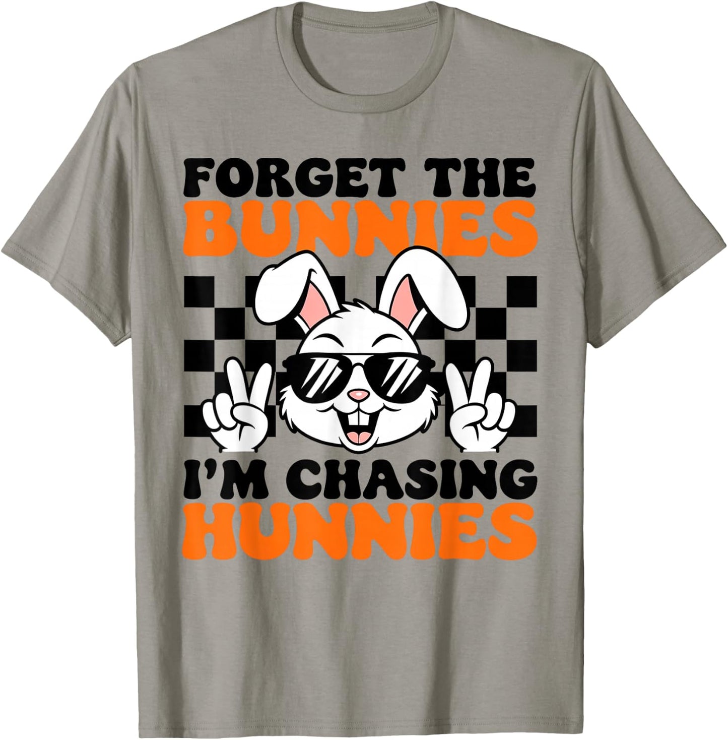 Easter Forget The Bunnies I'm Chasing Hunnies Toddler Boys T-Shirt - T-Shirt | Sand