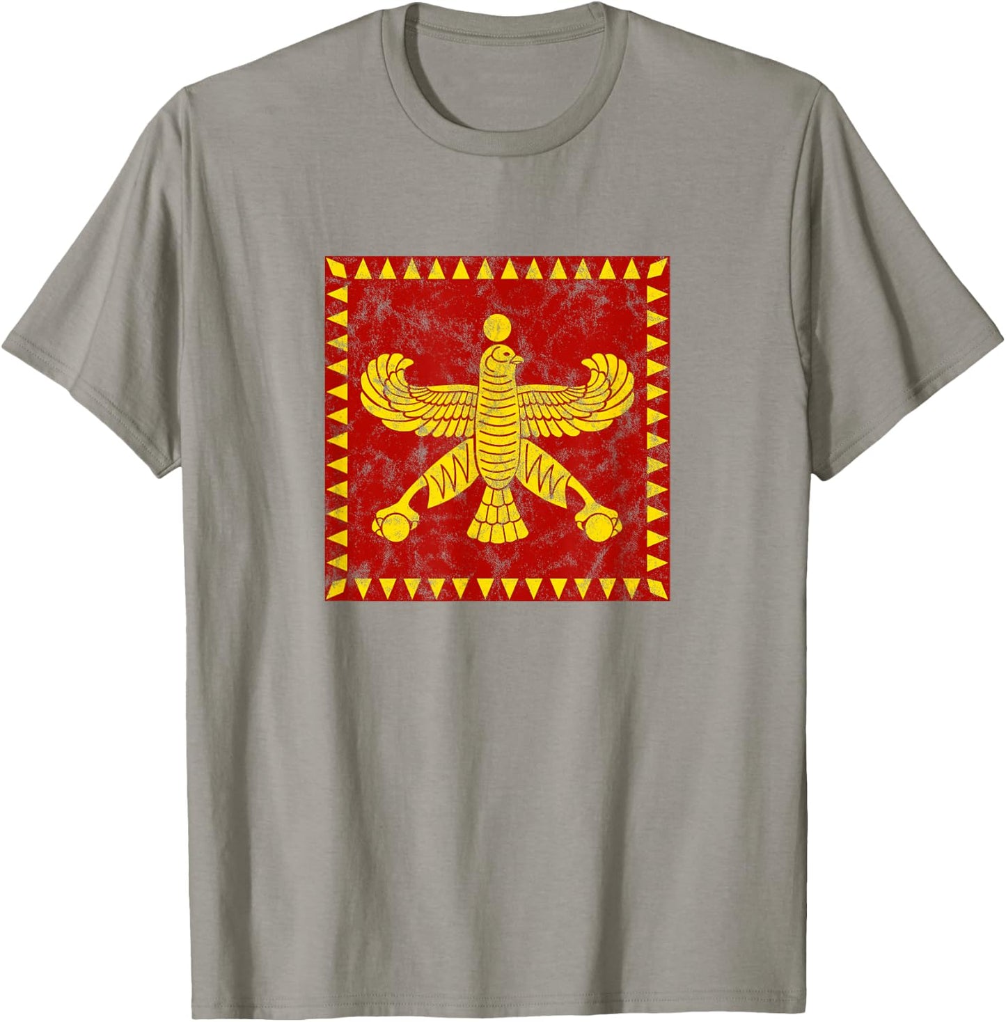 Shahbaz, falcon, standard, flag, Persian mythology, history T-Shirt - T-Shirt | Sand
