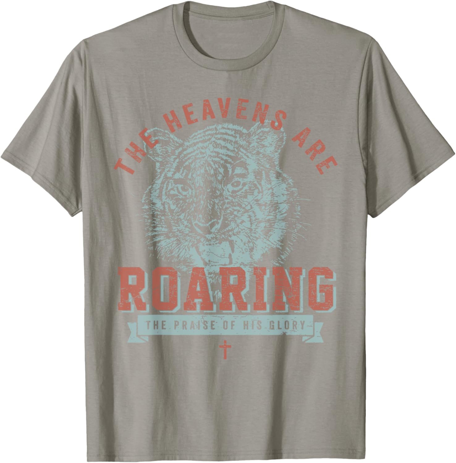 The Heavens Are Roaring Tiger T-Shirt - T-Shirt | Sand
