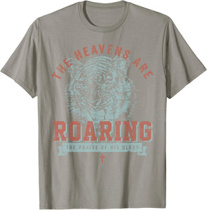 The Heavens Are Roaring Tiger T-Shirt - T-Shirt | Sand