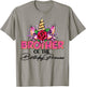 Bother of the Birthday Princess Unicorn Matching Family T-Shirt - T-Shirt | Sand
