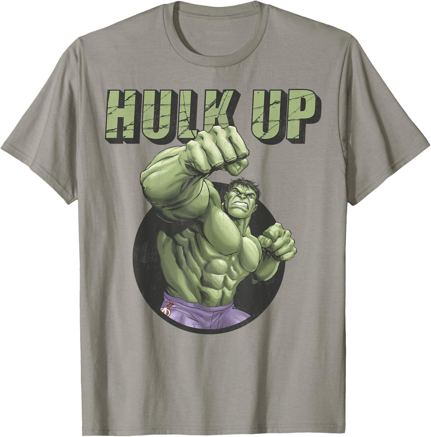 Marvel Logo Hulk Up Bulk Up Bulk Up Kids T-Shirt - T-Shirt | Sand