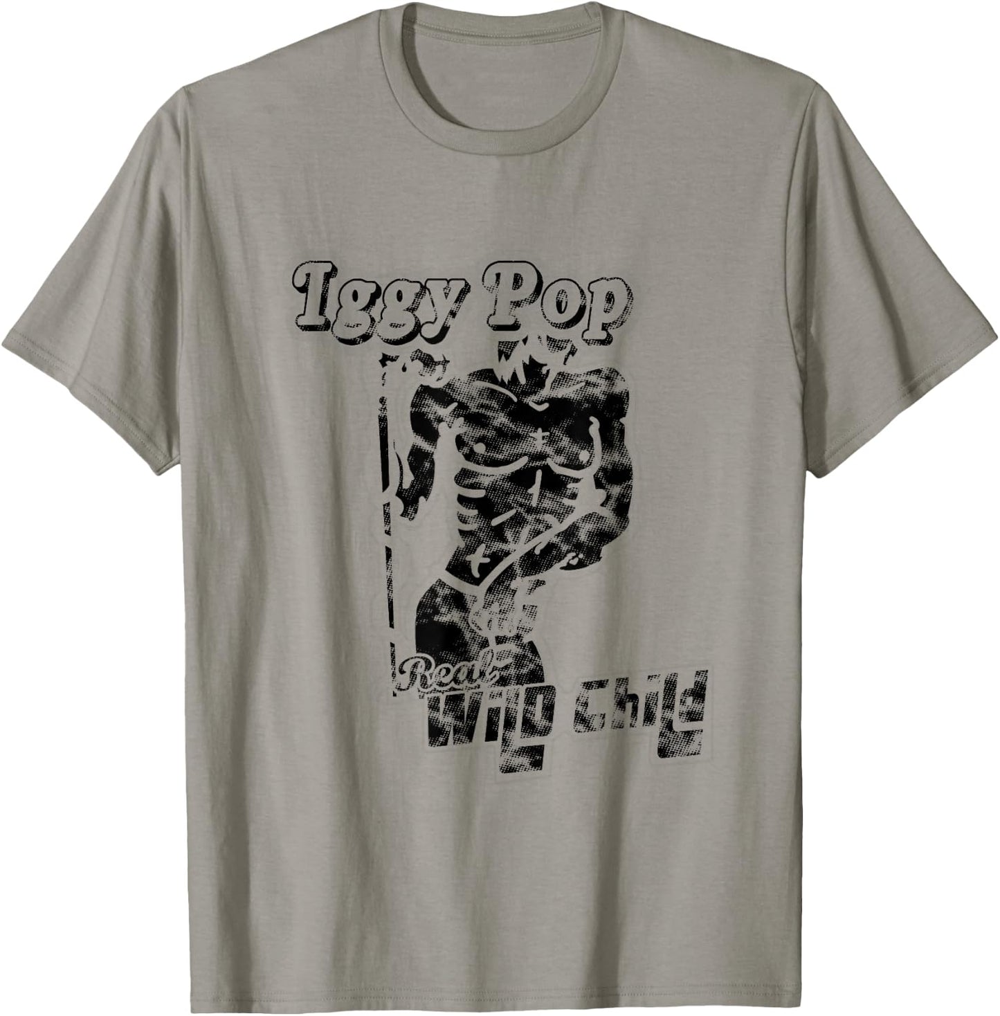 Iggy Pop Real Wild Child Officially Licensed T-Shirt - T-Shirt | Sand