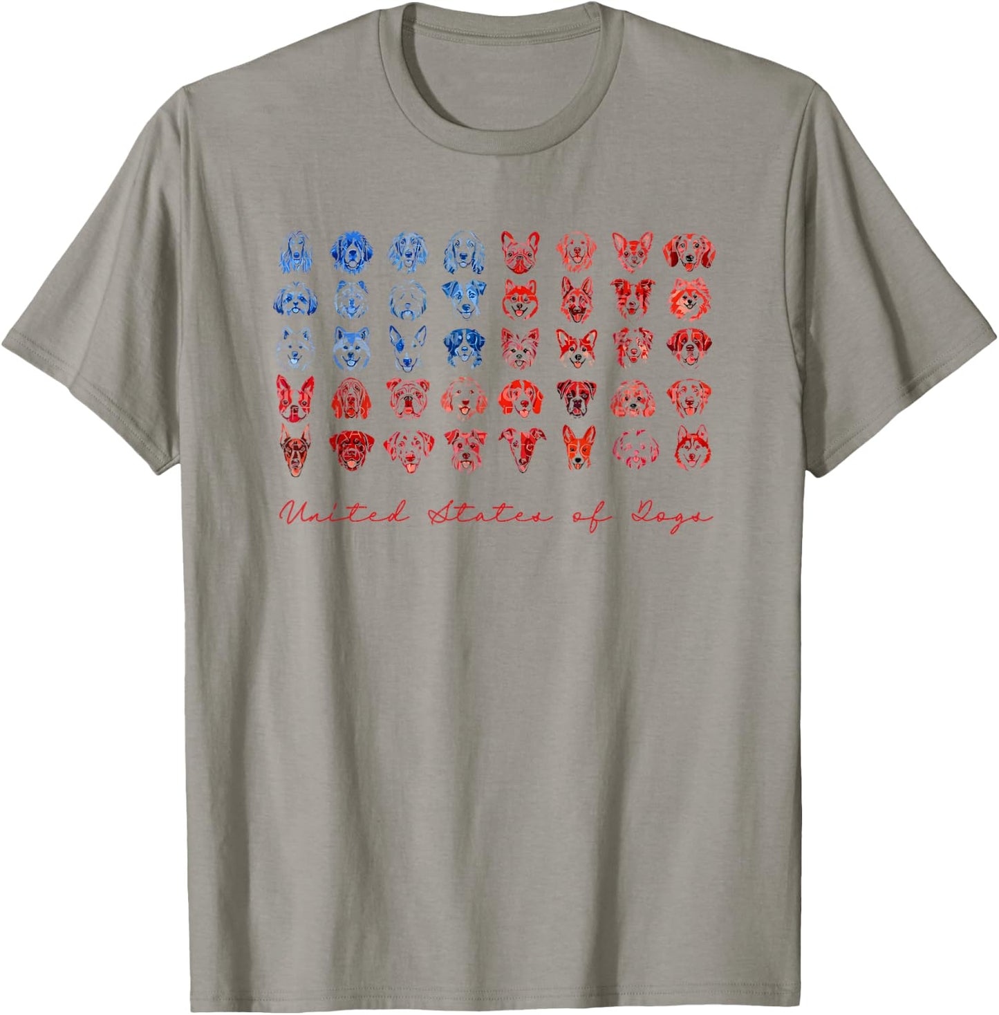 United States of Dogs T-Shirt - T-Shirt | Sand