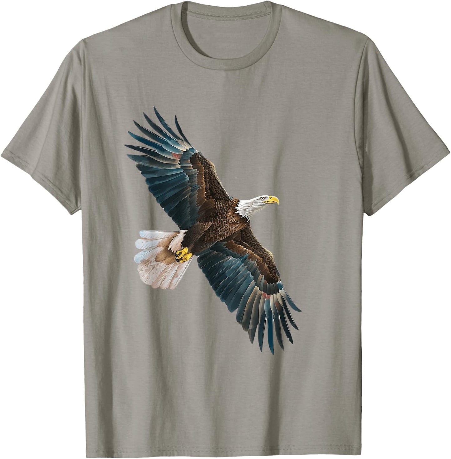 Royalist Eagle Flying Illustration , white, S T-Shirt - T-Shirt | Sand