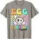 Smile Face Egg Hunting Squad Cute Easter Family Matching T-Shirt - T-Shirt | Sand