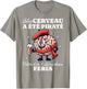 Feria Village Party Brain Hacked 6 Beers Attack , Red, S T-Shirt - T-Shirt | Sand