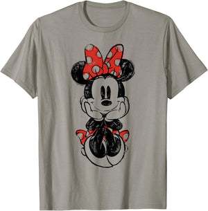 Disney Mickey and Friends Minnie Mouse Doodle Small T-Shirt - T-Shirt | Sand