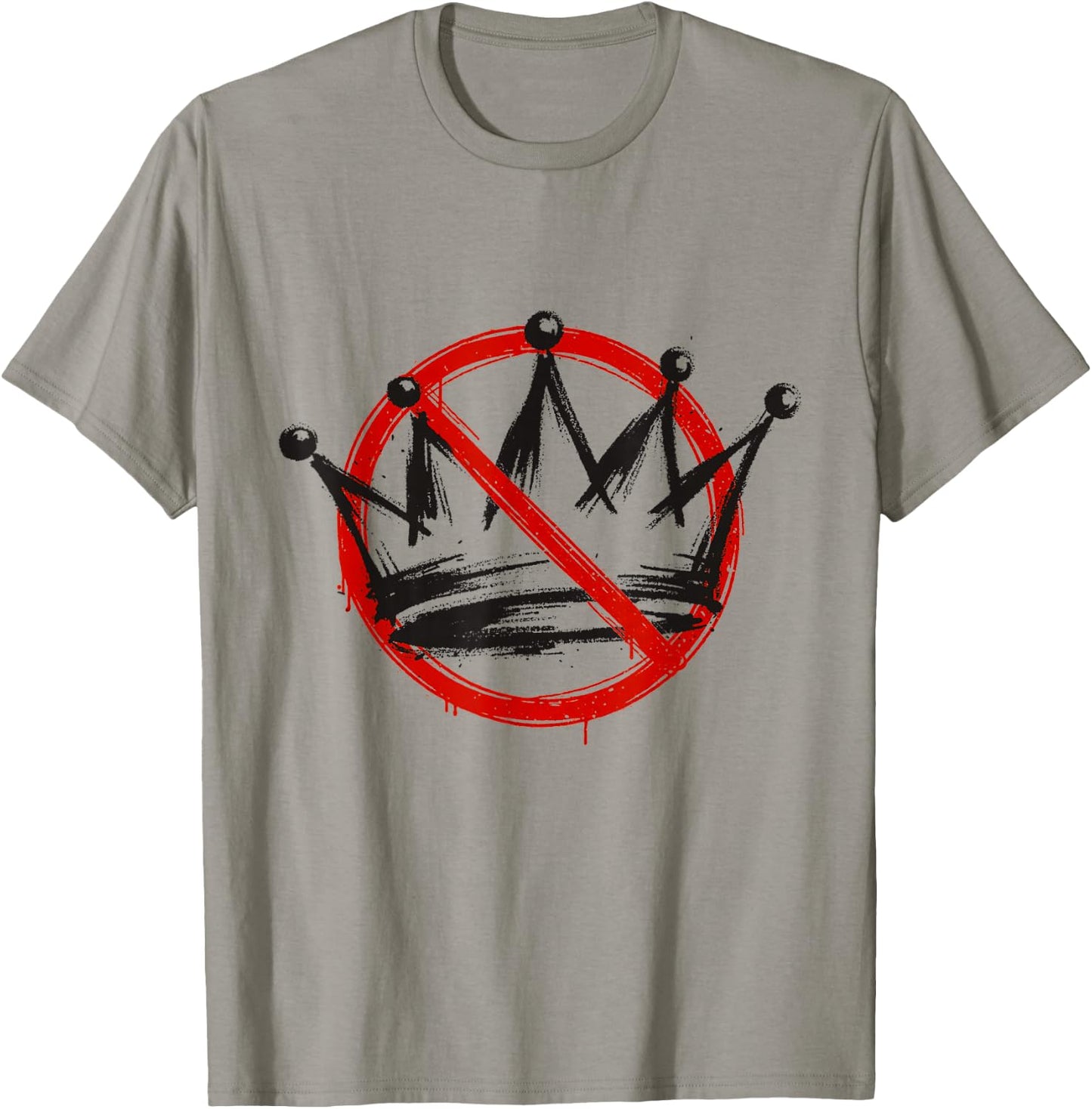 No Kings Two Sided Front Back Nope Vintage T-Shirt - T-Shirt | Sand