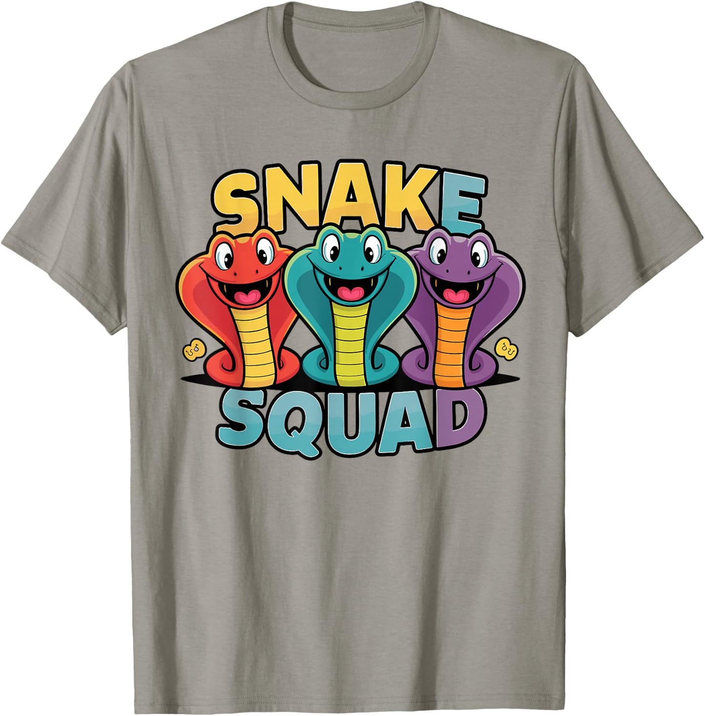 Snake Squad Design for Snake Lover Stuff | Cool Snake T-Shirt - T-Shirt | Sand