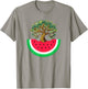Palestine Watermelon Palestinian Olive Freedom for Palestine , Blue, S T-Shirt - T-Shirt | Sand