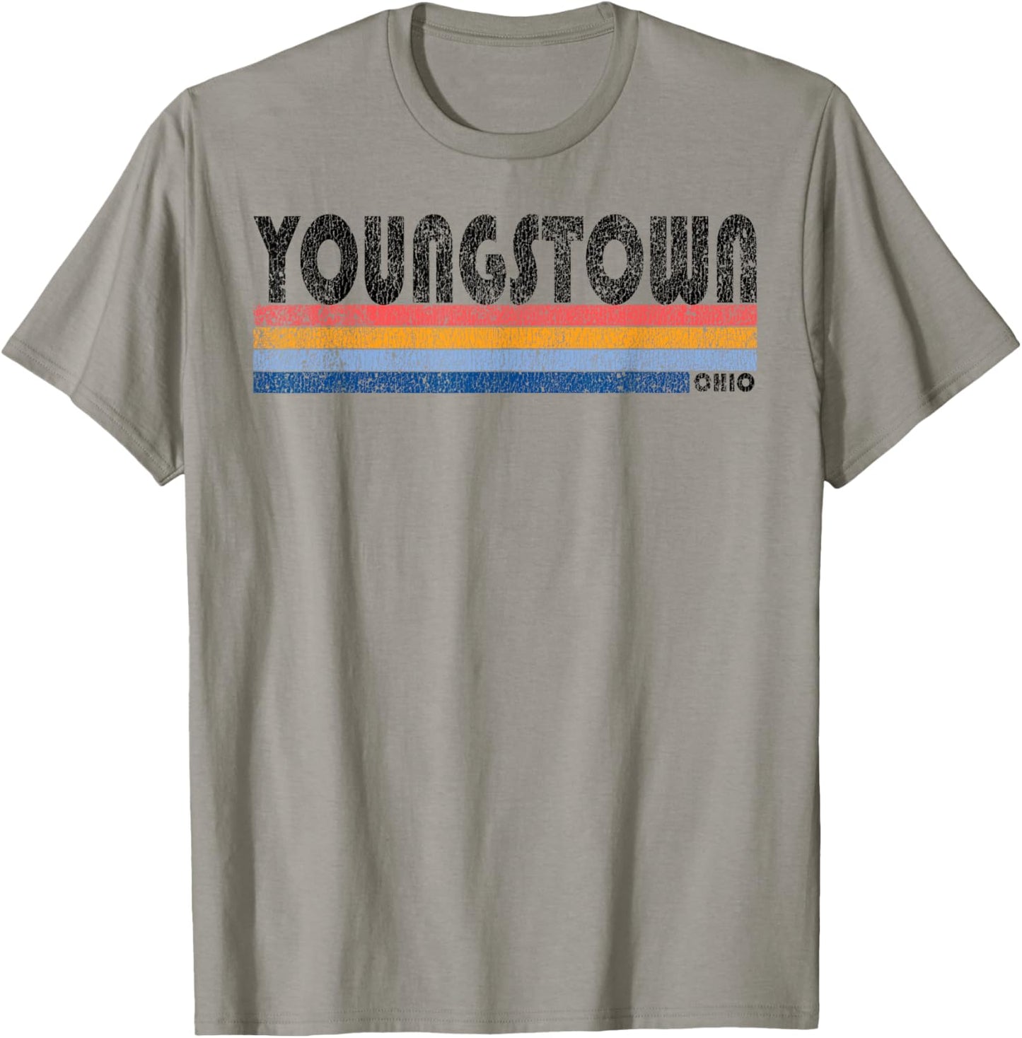 Vintage 1980s Style Youngstown Ohio T-Shirt - T-Shirt | Sand