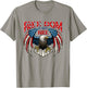 American Patriotic Eagle Freedom Is Not Free 4Th Of July Kids Men T-Shirt - T-Shirt | Sand
