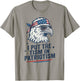 I Put The Tism in Patriotism Eagle USA Flag 4th July T-Shirt - T-Shirt | Sand