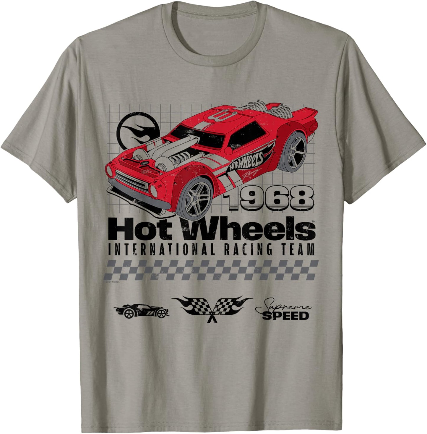 Hot Wheels – International Racing Team Supreme Speed 1968 T-Shirt - T-Shirt | Sand