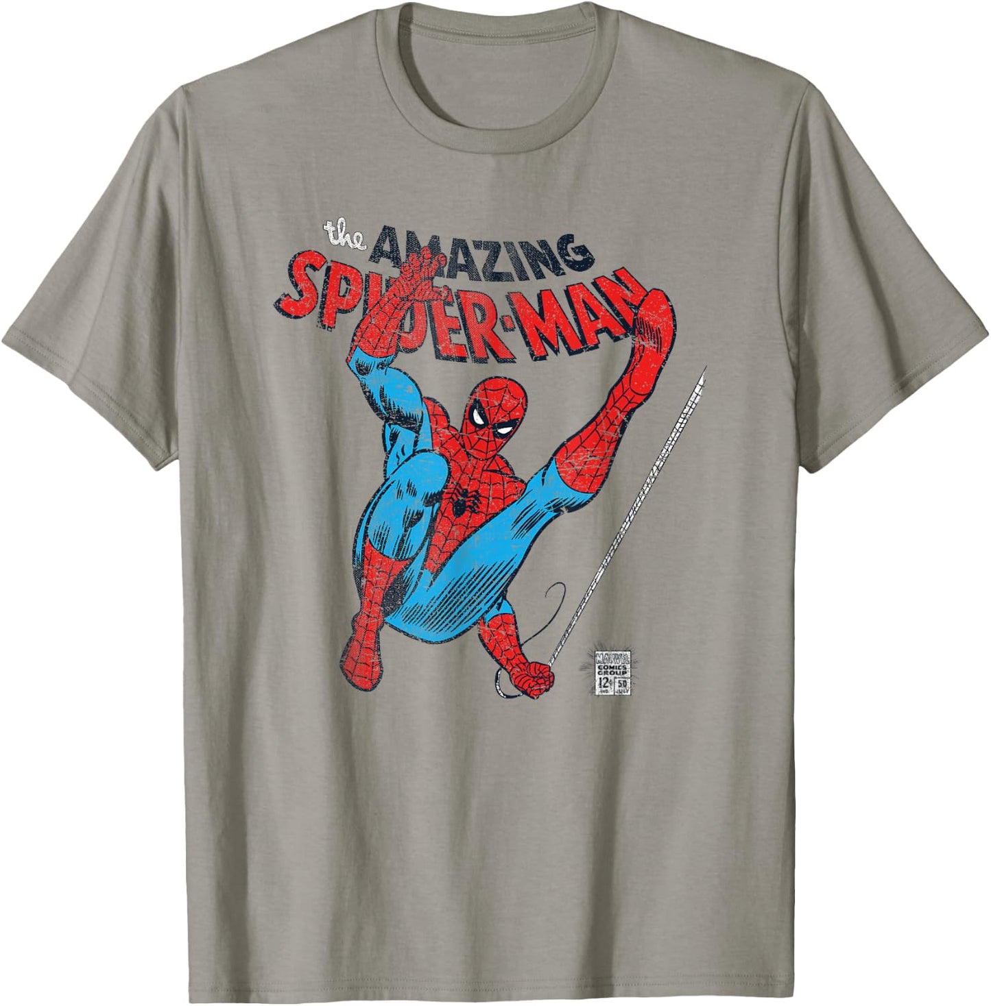 Marvel Spider-Man Retro Web Slinger , White T-Shirt - T-Shirt | Sand