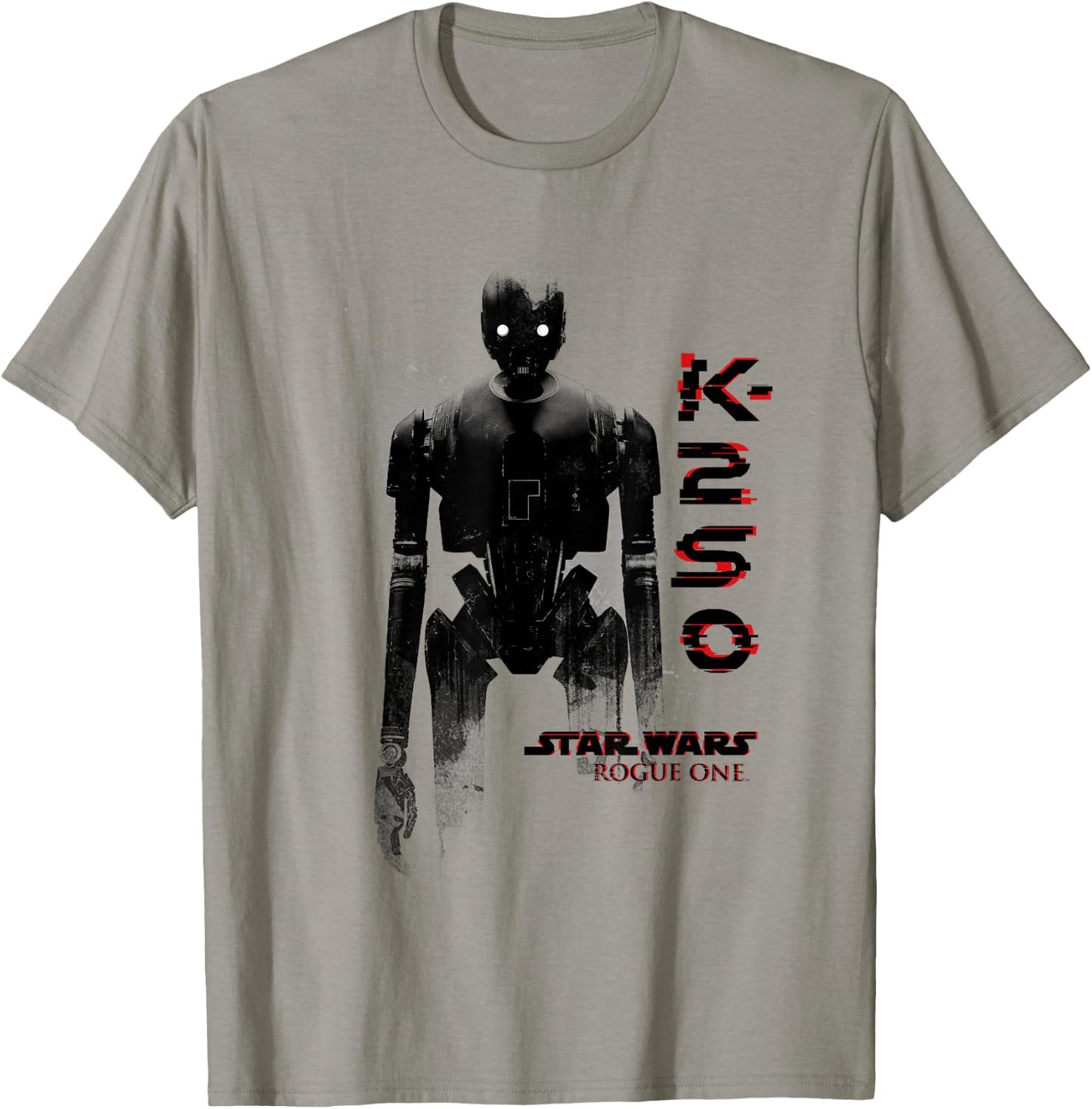 Star Wars Rogue One Iconic K-2SO Distressed Chest Portrait T-Shirt - T-Shirt | Sand