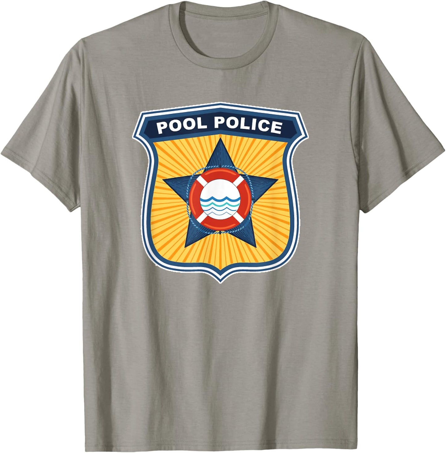 Funny Pool Police Cabana Boy Funny Lifeguards Squad Summer T-Shirt - T-Shirt | Sand