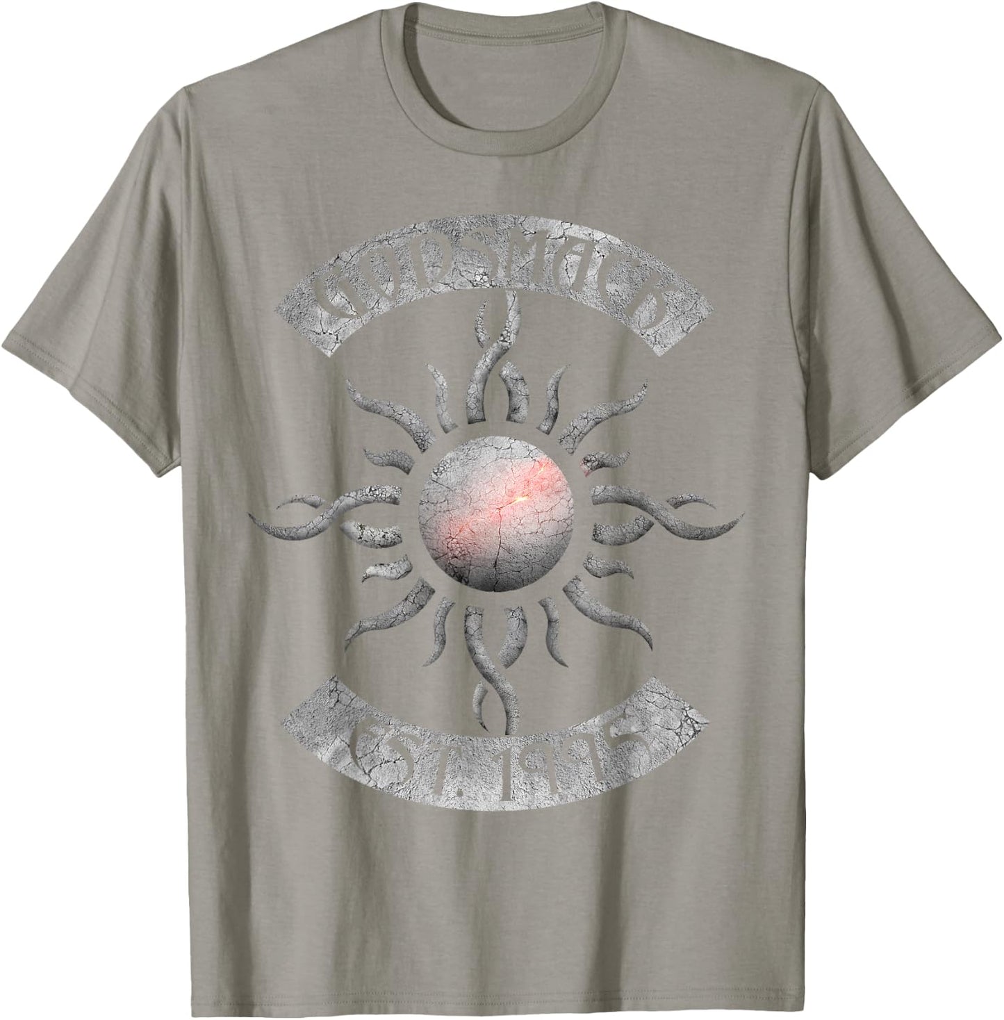Godsmack – Legends Sun Rocker On White T-Shirt - T-Shirt | Sand