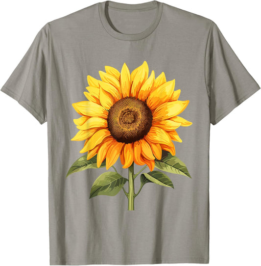 Florist and Sunflower T-Shirt - T-Shirt | Sand