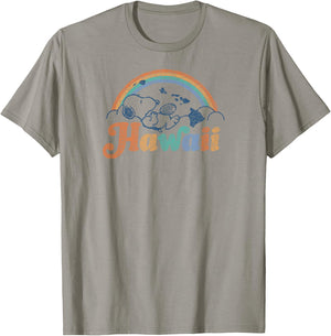Peanuts - Snoopy Hawaii USA Rainbow T-Shirt - T-Shirt | Sand