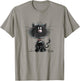 Kleine Schwarze Katze Für Katzen Liebhaber I Katzen T-Shirt - T-Shirt | Sand