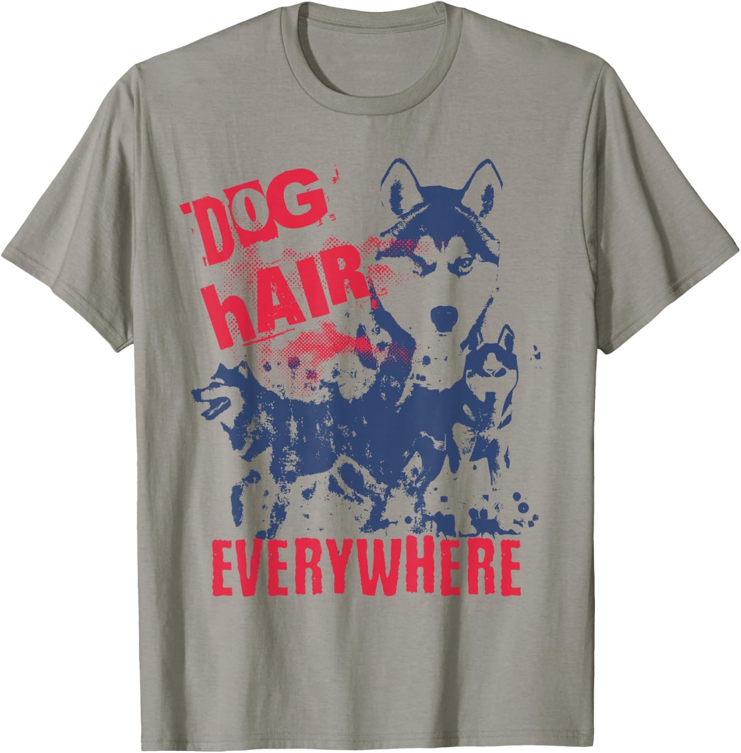 Dog Hair Everywhere Funny Siberian Husky Women T-Shirt - T-Shirt | Sand