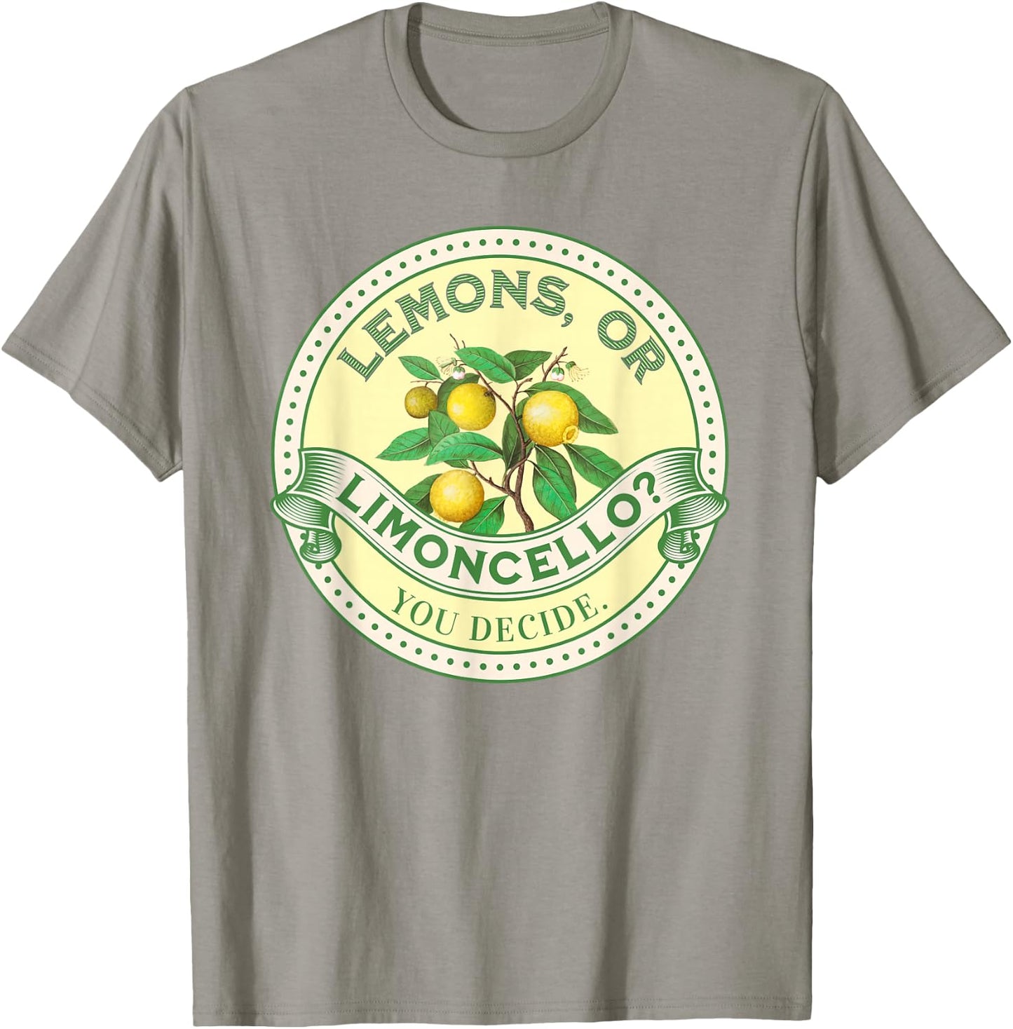 Lemons or Limoncello? Du entscheidest Optimist/Pessimist , White T-Shirt - T-Shirt | Sand