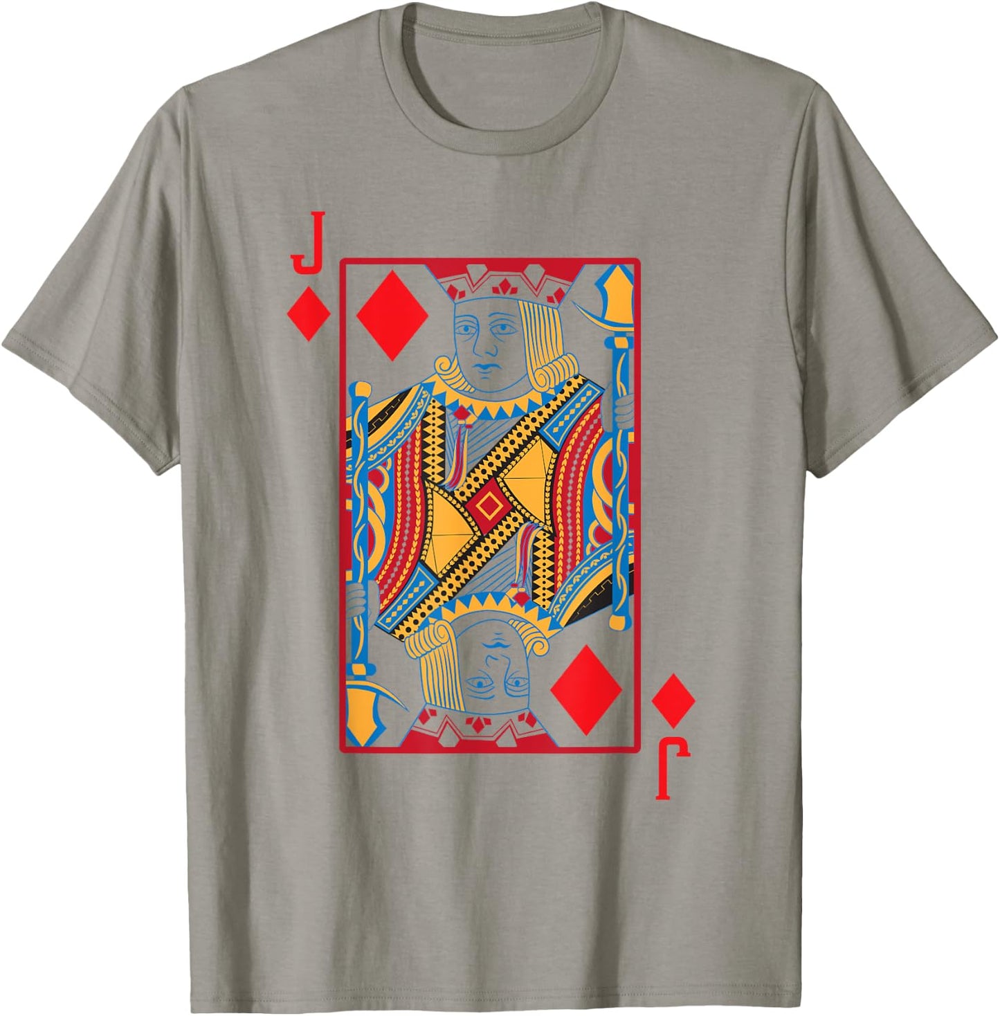 Halloween Playing Card Costume JACK of DIAMONDS shirt T-Shirt - T-Shirt | Sand