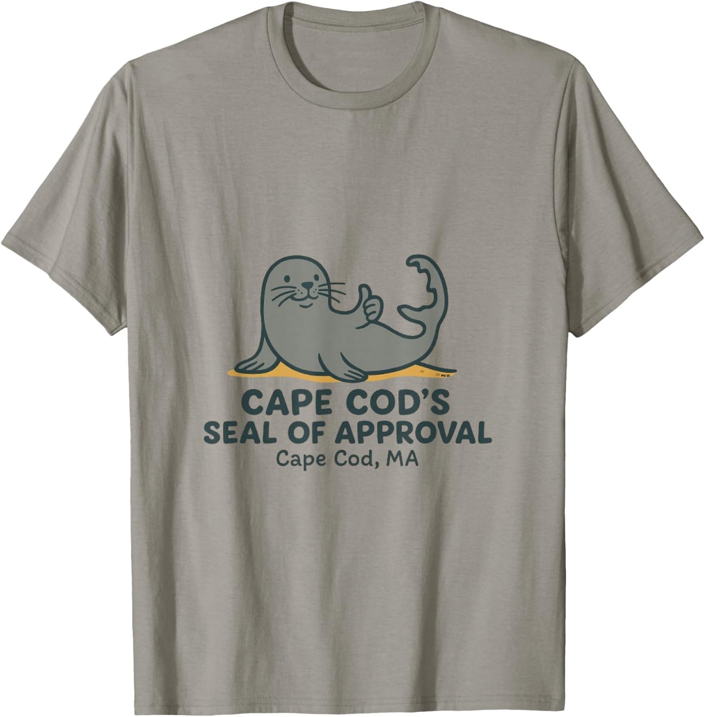 Cape Cod’s Seal Of Approval Cape Cod, MA T-Shirt - T-Shirt | Sand