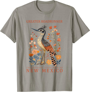New Mexico Greater Roadrunner State Bird Art T-Shirt - T-Shirt | Sand