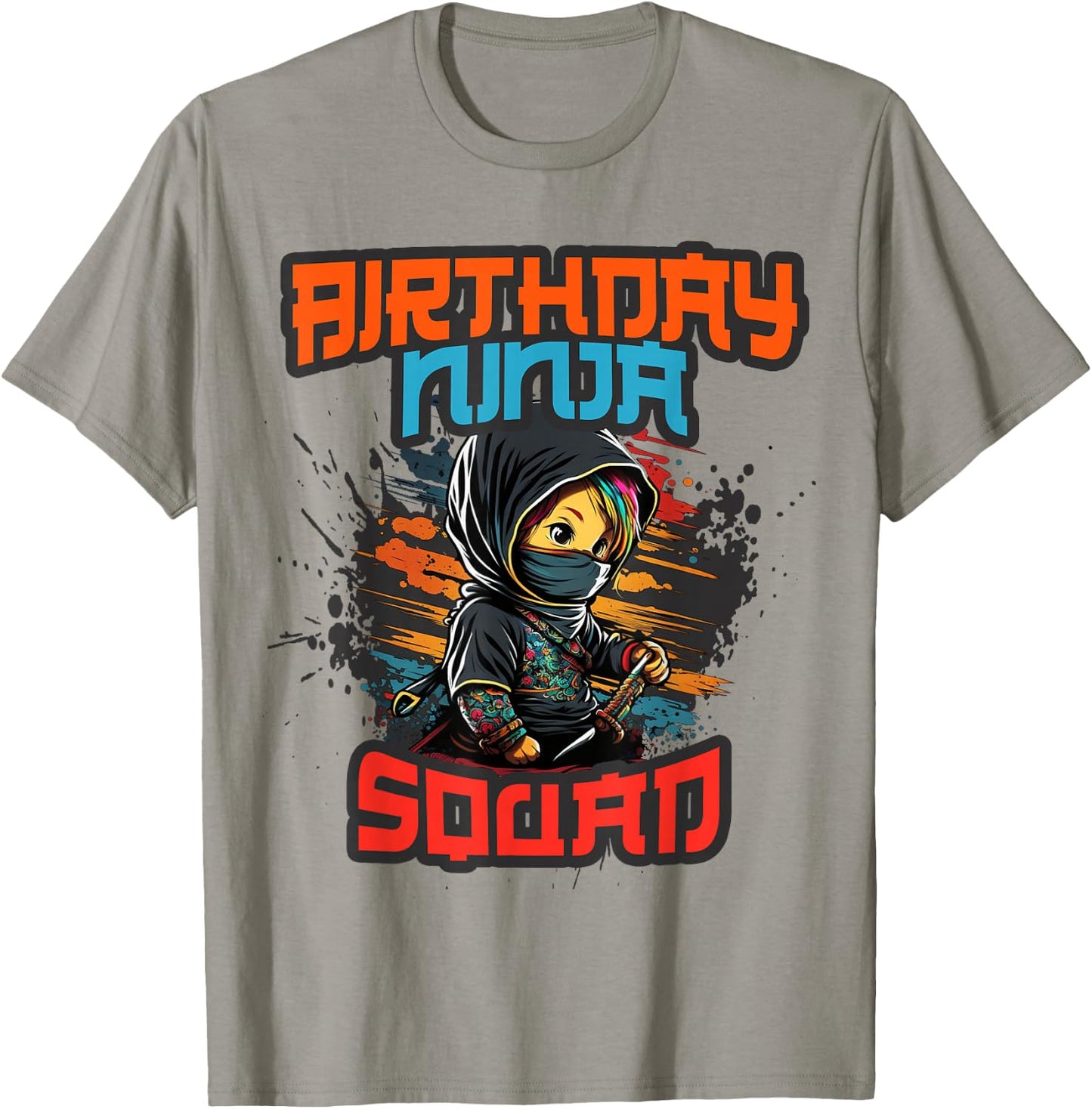 Little Spy BIRTHDAY Ninja SQUAD Mom Dad Team Crew Pink T-Shirt - T-Shirt | Sand