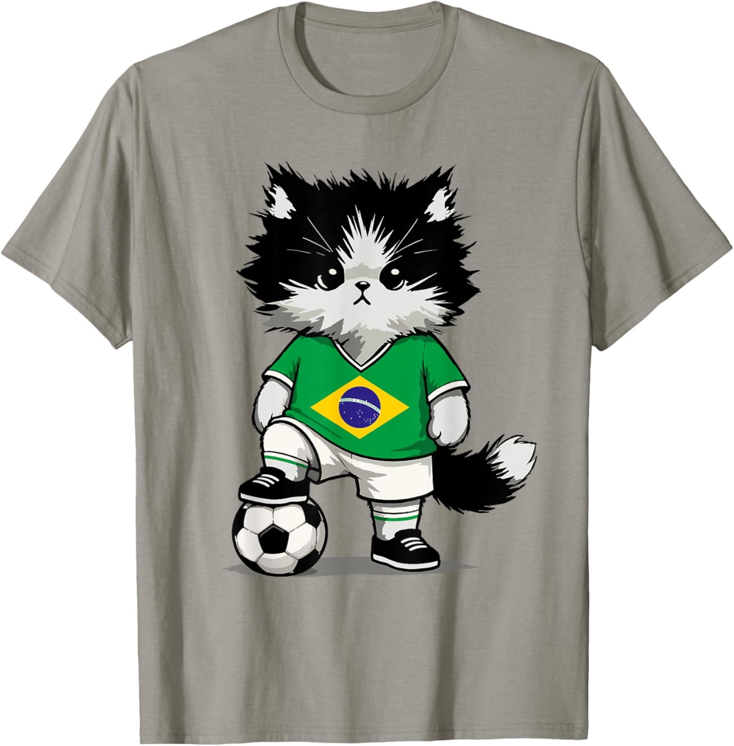 Brasilien Flagge Herren Damen Kinder Brasilien T-Shirt - T-Shirt | Sand