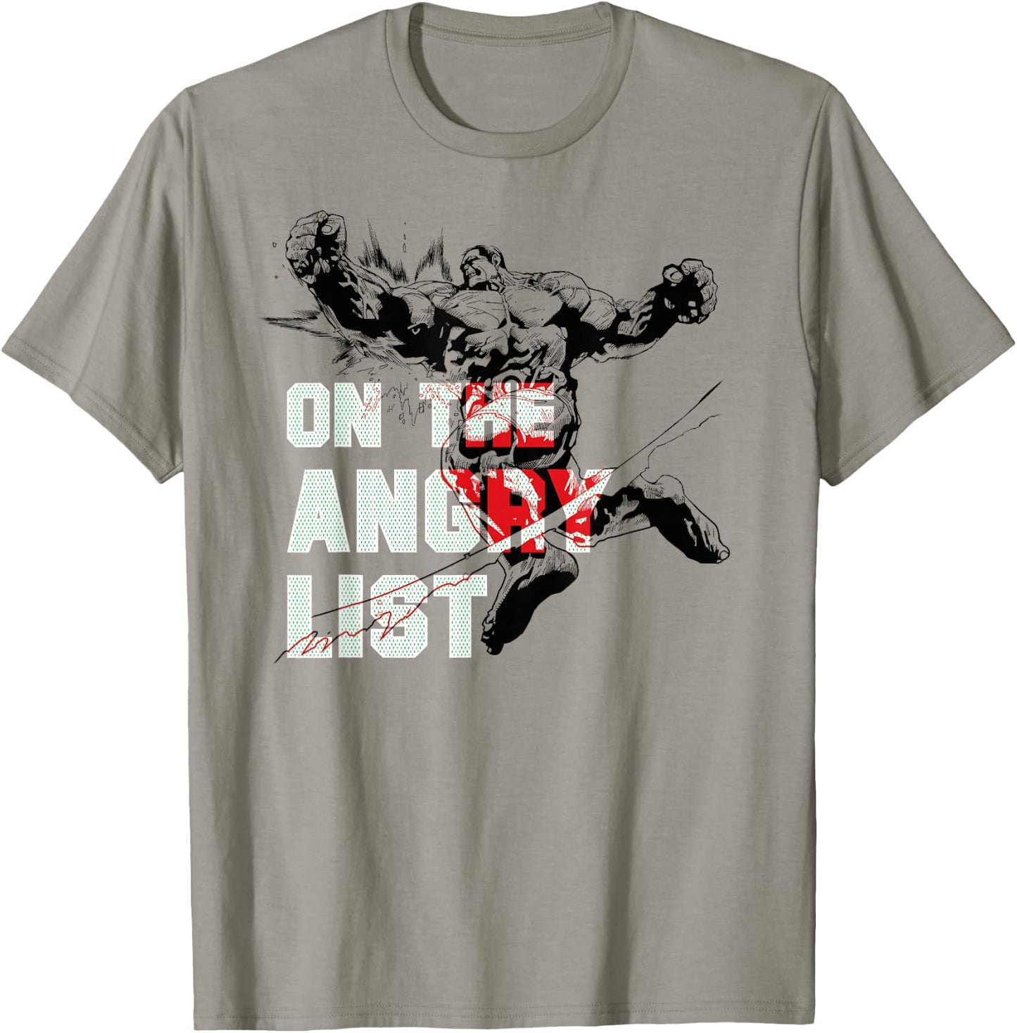 Marvel Avengers The Hulk On The Angry List Christmas T-Shirt - T-Shirt | Sand