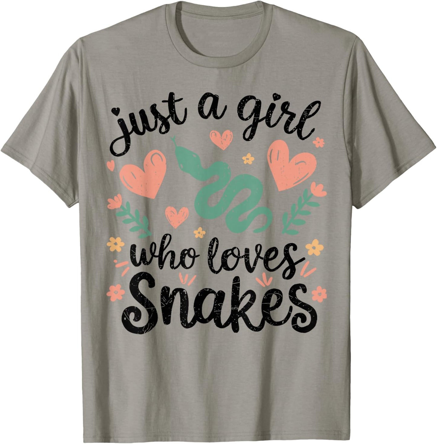 Snake Handler Girl Snake Woman Snake T-Shirt - T-Shirt | Sand
