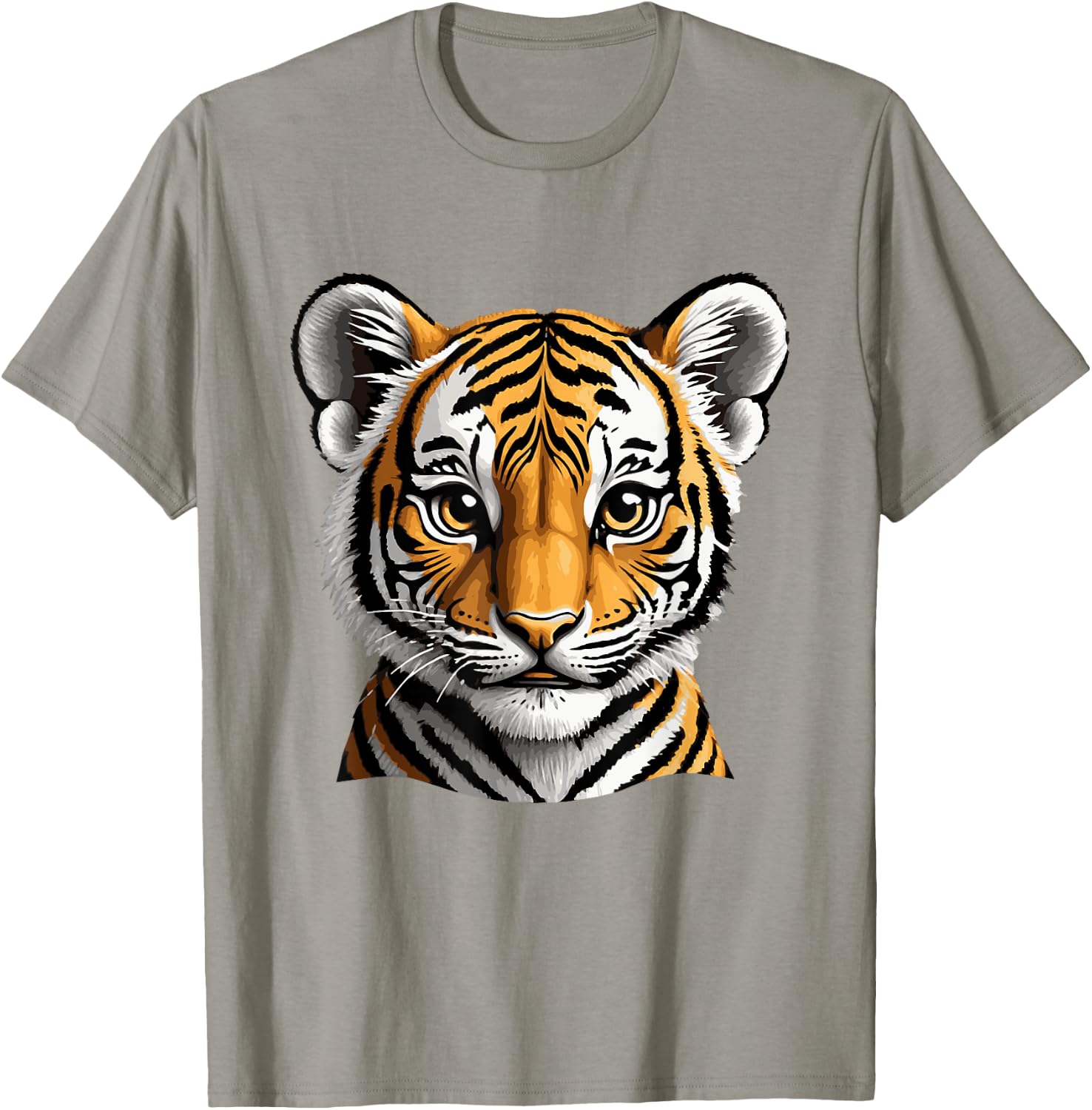 Cute Tiger Jungle Animals Cuddle Kids Pets T-Shirt - T-Shirt | Sand