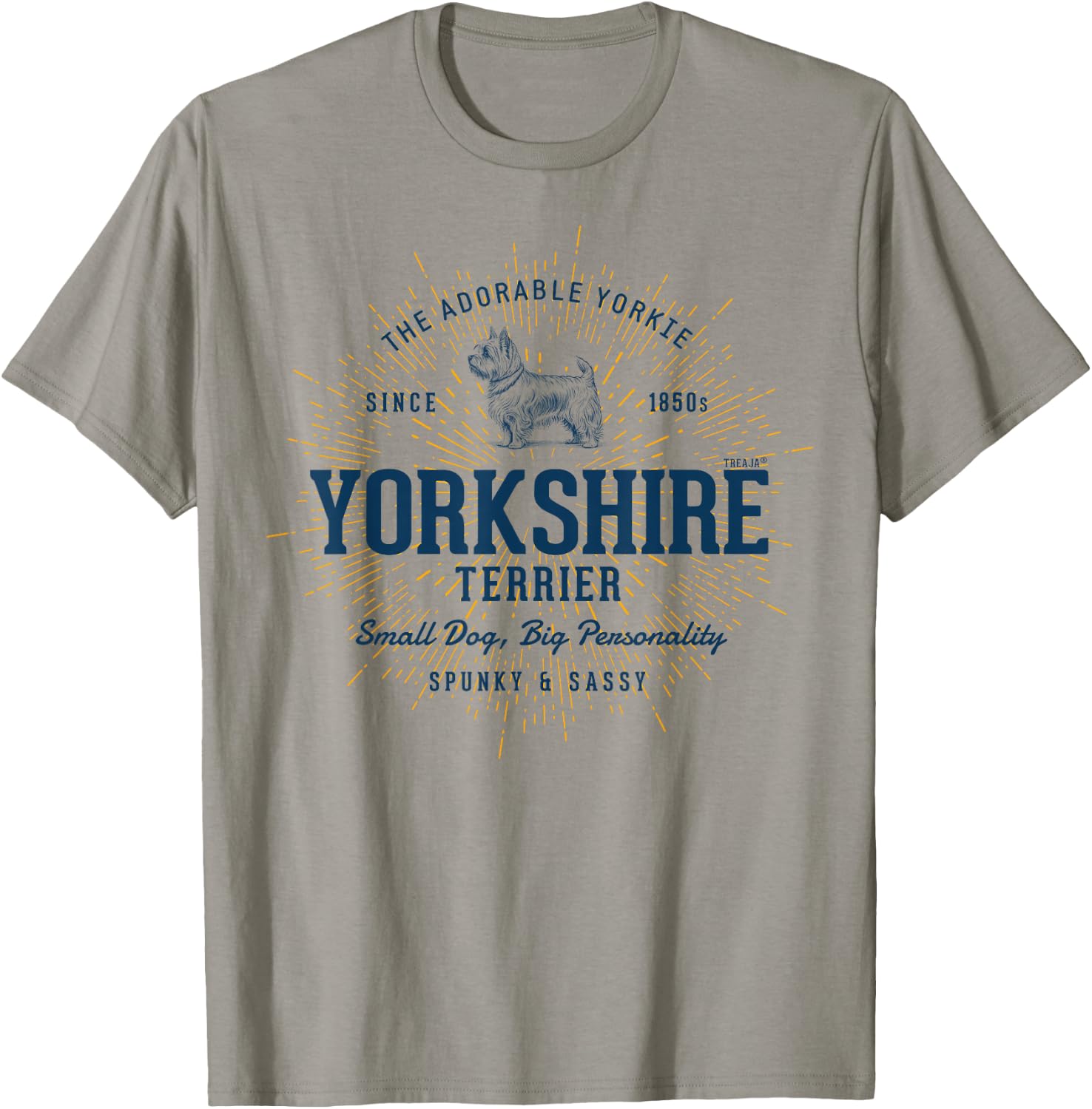 Retro Styled Yorkshire Terrier Vintage T-Shirt - T-Shirt | Sand