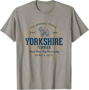 Retro Styled Yorkshire Terrier Vintage T-Shirt - T-Shirt | Sand