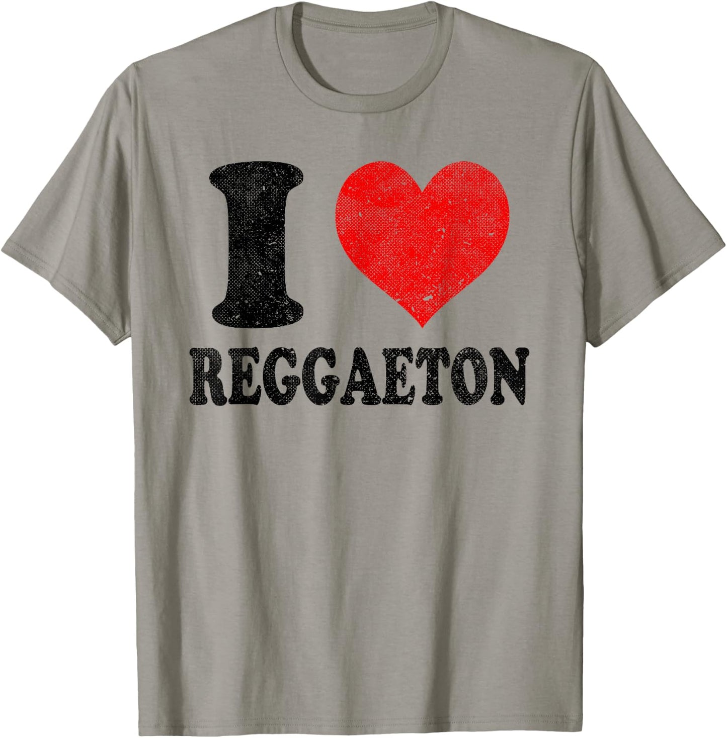 I Love Reggaeton Music Vintage T-Shirt - T-Shirt | Sand
