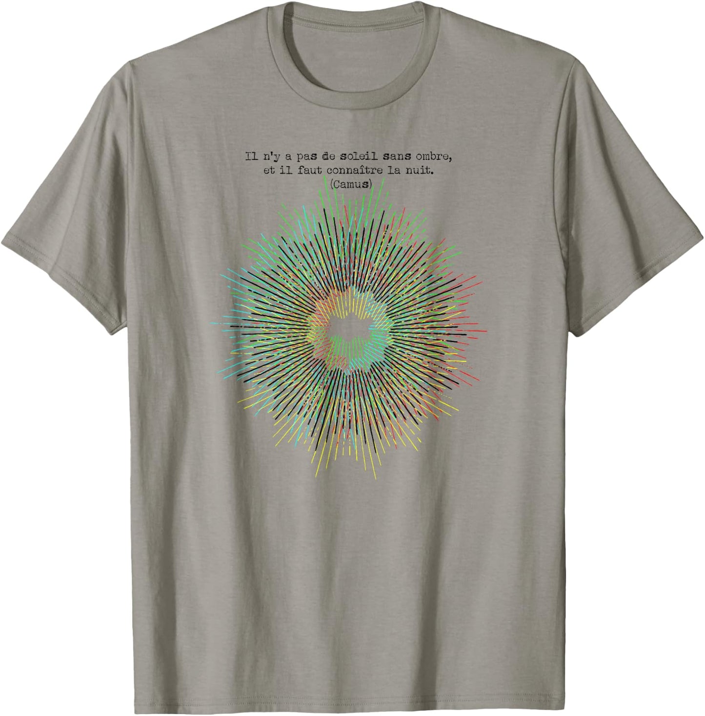 Camus: Il n'y a pas de soleil sans ombre T-Shirt - T-Shirt | Sand