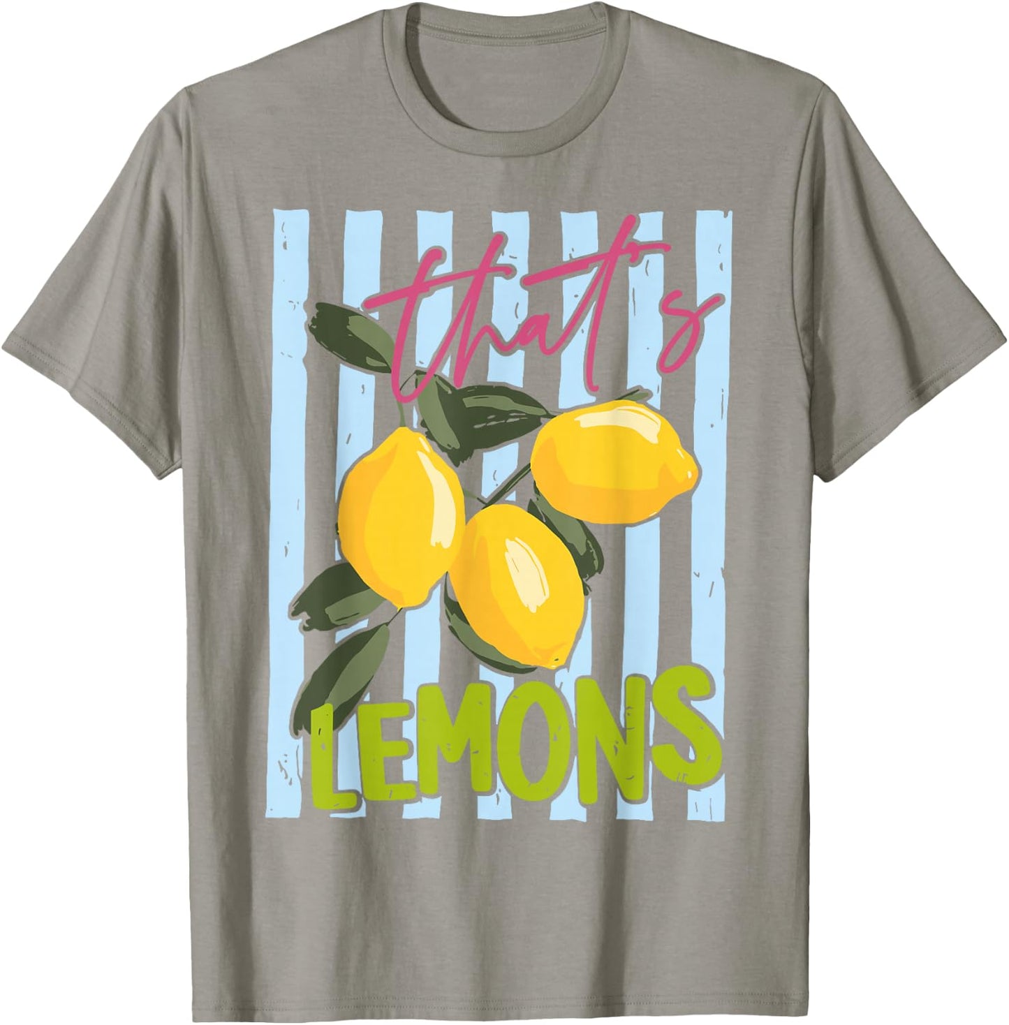 that’s Lemons Summer Fruit Food Pun Retro Lemon Graphic T-Shirt - T-Shirt | Sand