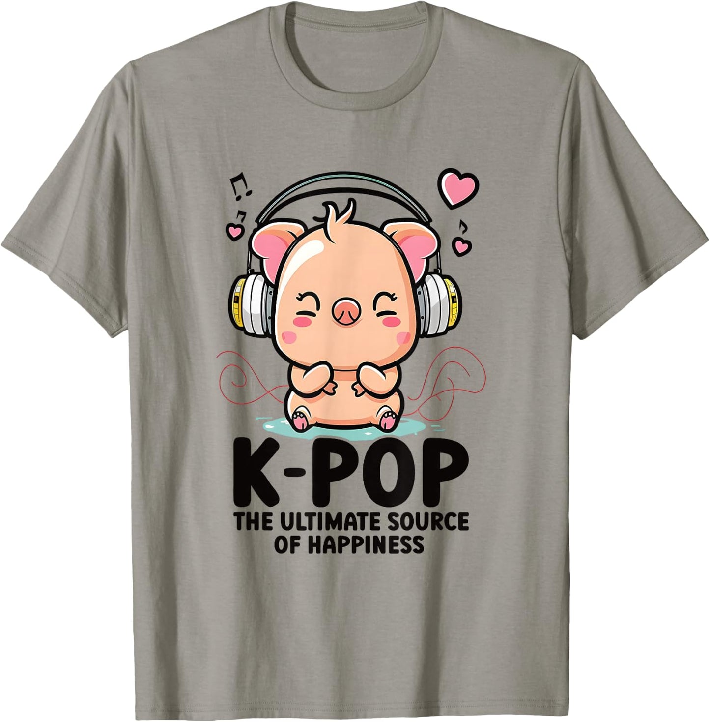 Kpop Items Bias K Pop Pig Lover Merch K-pop Merchandise T-Shirt - T-Shirt | Sand