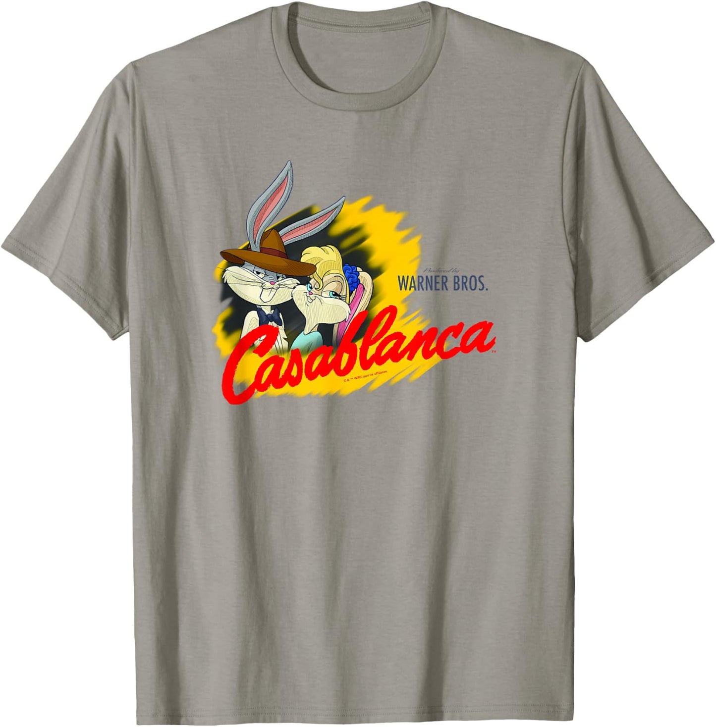 WB 100 Looney Tunes Classic Casablanca Special Movie Poster T-Shirt - T-Shirt | Sand