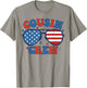 Cousin Crew 4th of July Patriotic American Family Matching T-Shirt - T-Shirt | Sand