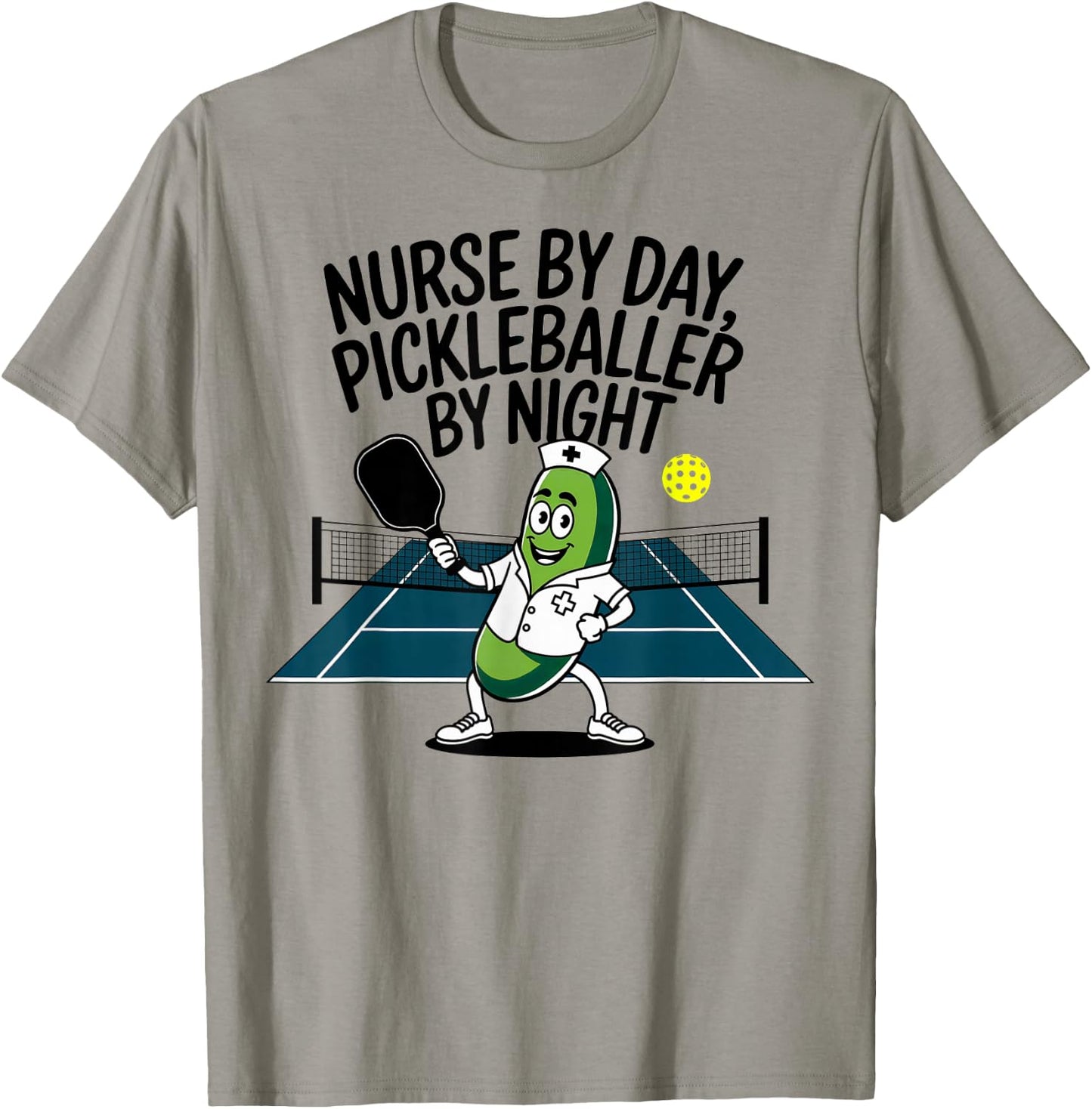 Funny Saying for Pickleball Nurse T-Shirt - T-Shirt | Sand