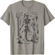 Mermaid Skeleton T-Shirt - T-Shirt | Sand